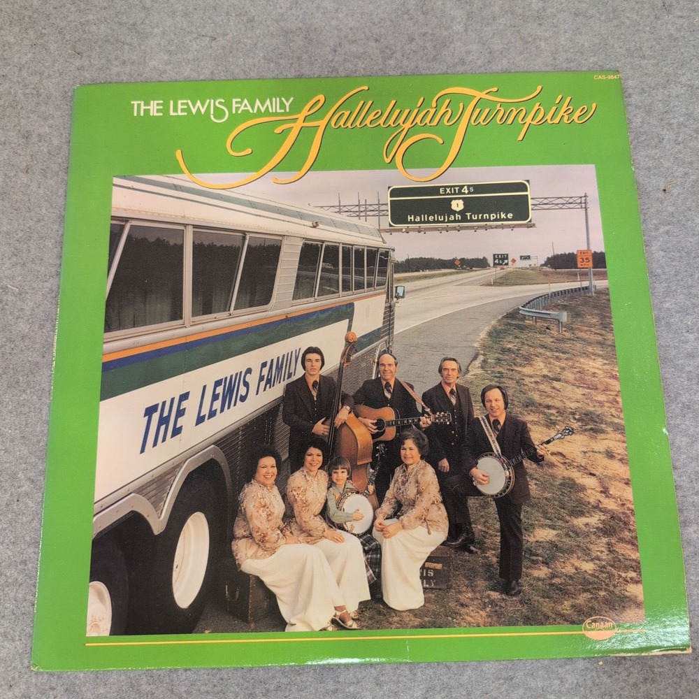 The Lewis Family Hallelujah Turnpike Vinyl LP Canaan CAS-9847 Gospel Bluegrass - Picture 1 of 2